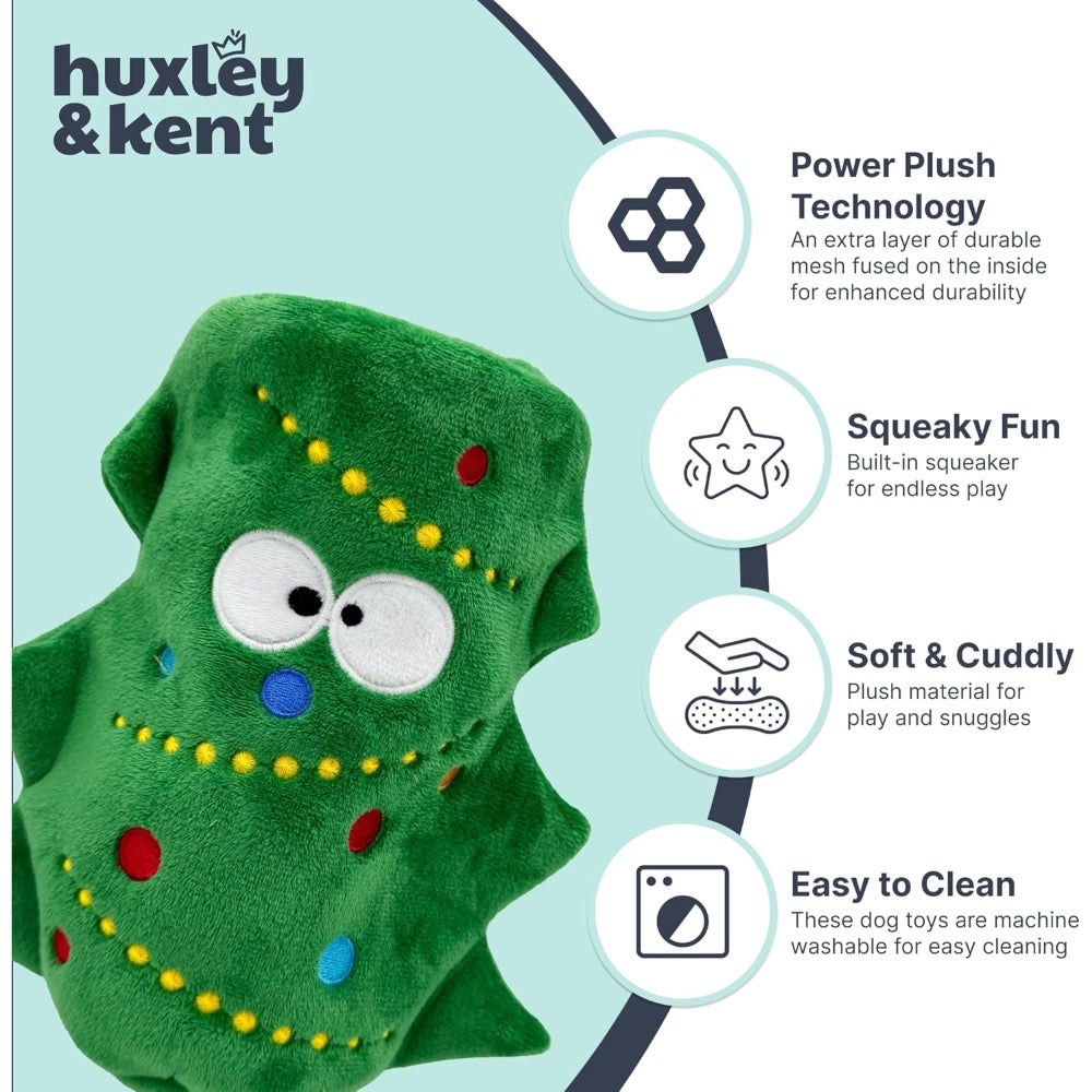 Huxley and Kent Dog Squeak n' Peek Christmas Tree