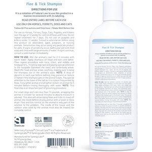 VETERINARY FORMULA CLINICAL CARE FLEA & TICK SHAMPOO 16oz