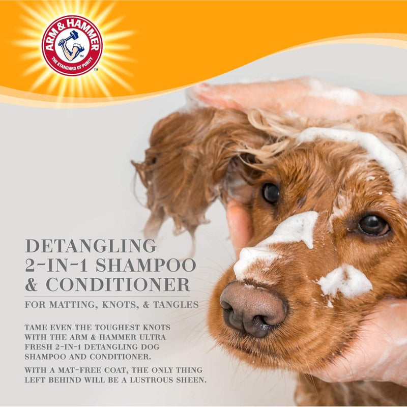 Arm & Hammer Ultra Fresh 2-in-1 Detangling Shampoo + Conditioner - 16 oz