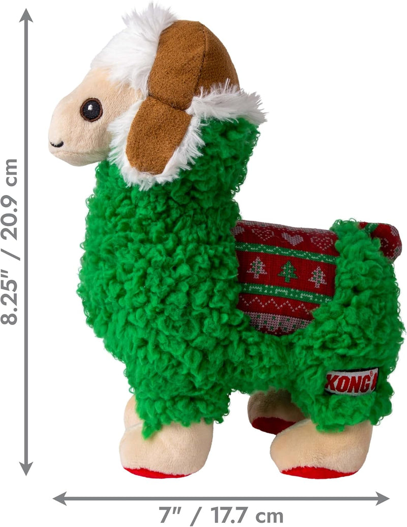 KONG Holiday Sherps Llama Dog Toy