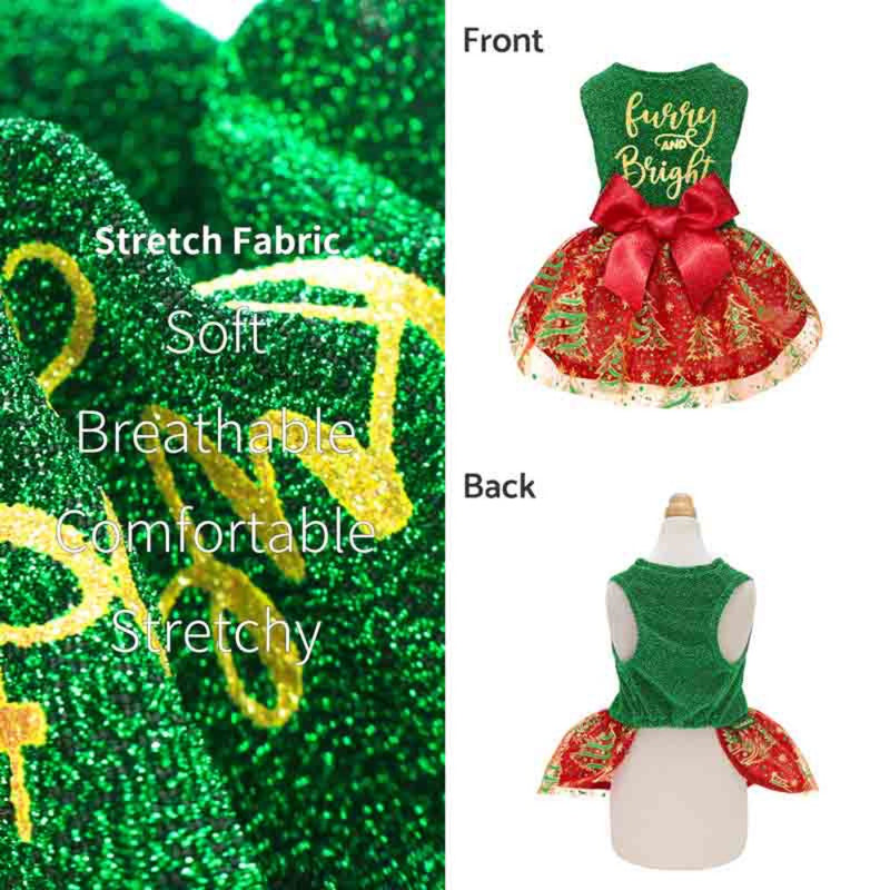 Fitwarm Furry and Bright Christmas Dress