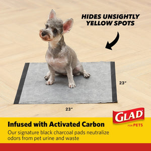 GLAD Training Pads for Puppies & Senior Dogs - 23" x 23"