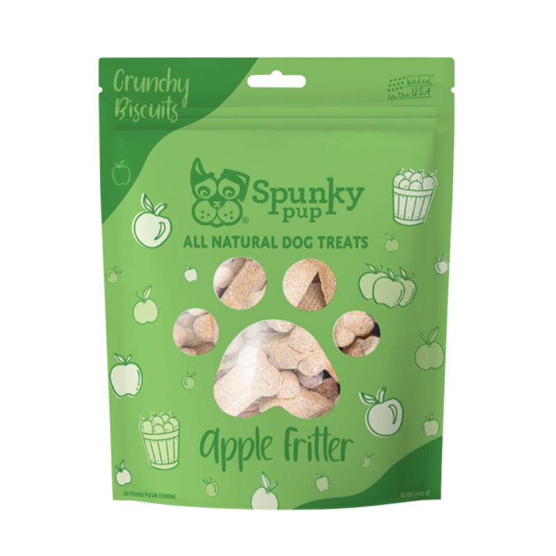 Spunky Pup All Natural Crunchy Biscuits - APPLE FRITTER