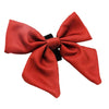 Sassy Woof Dog Sailor Bow- Burgundy