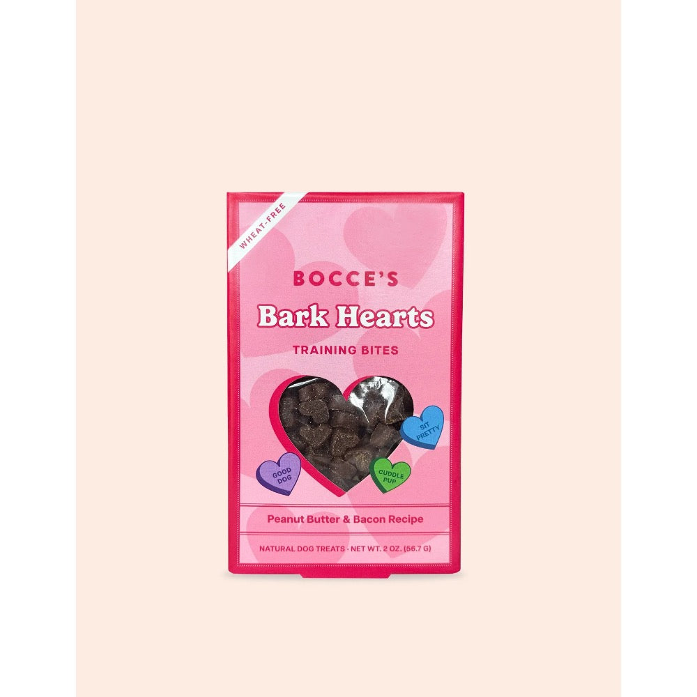 Bocce's Bakery Bark Hearts Training Bites