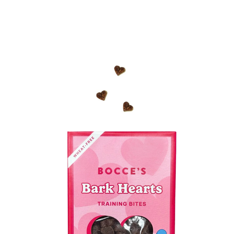 Bocce's Bakery Bark Hearts Training Bites