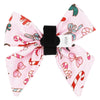 Sassy Woof Dog Sailor Bow - Candy Cane Coquette