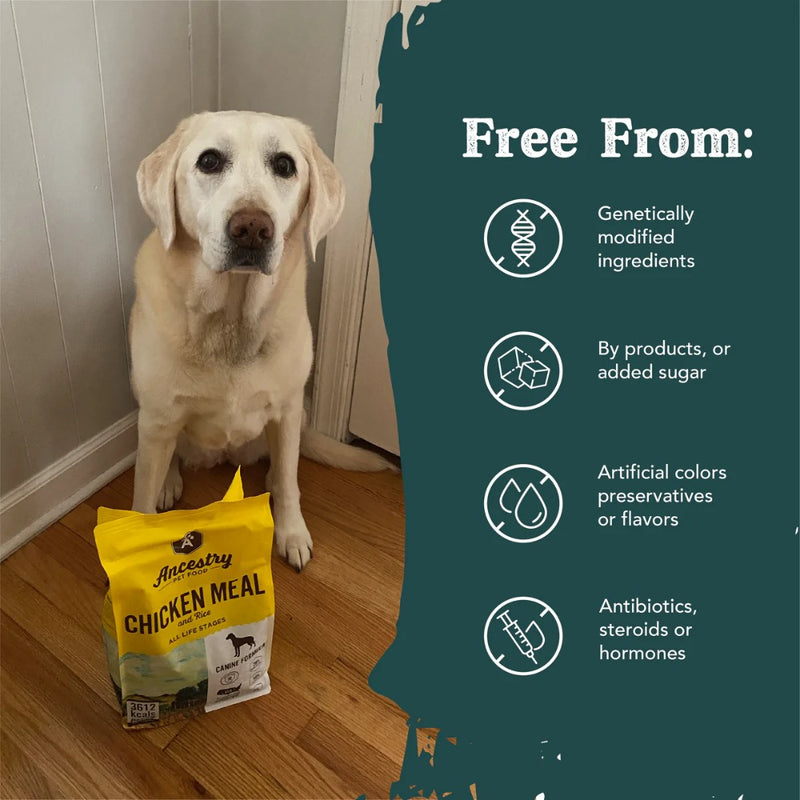 Ancestry Pet Food Chicken Meal & Rice - 30lbs