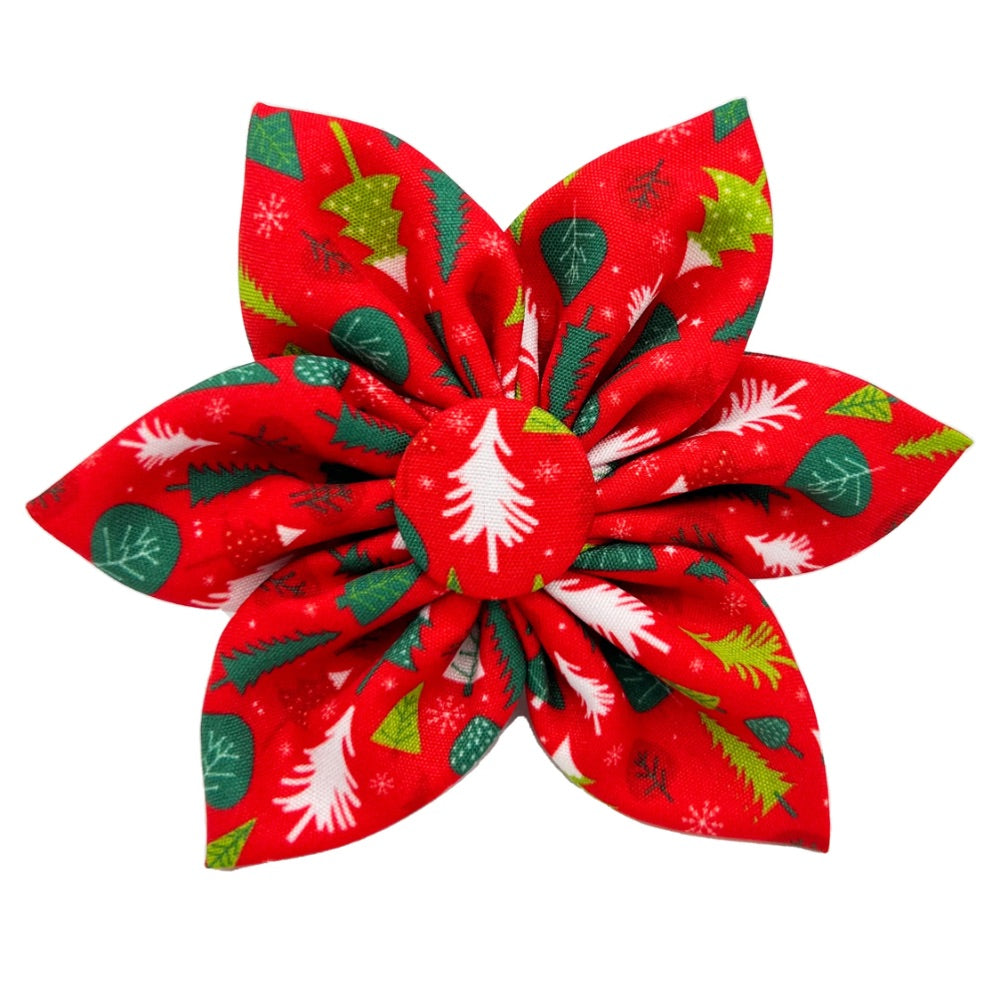 Huxley & Kent Red Christmas Trees Pinwheel