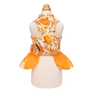 Fitwarm Pumpkin Dog Tutu Dress- Orange