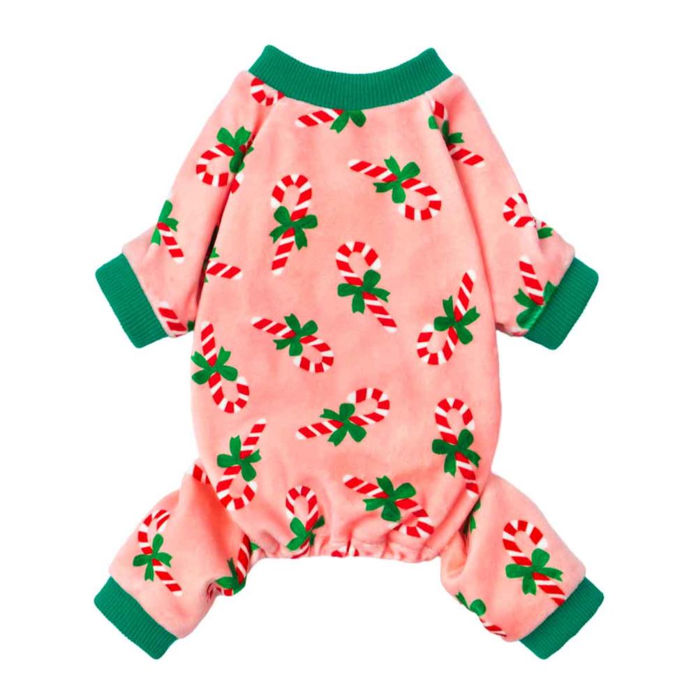 Fitwarm Christmas Candy Cane Pajamas