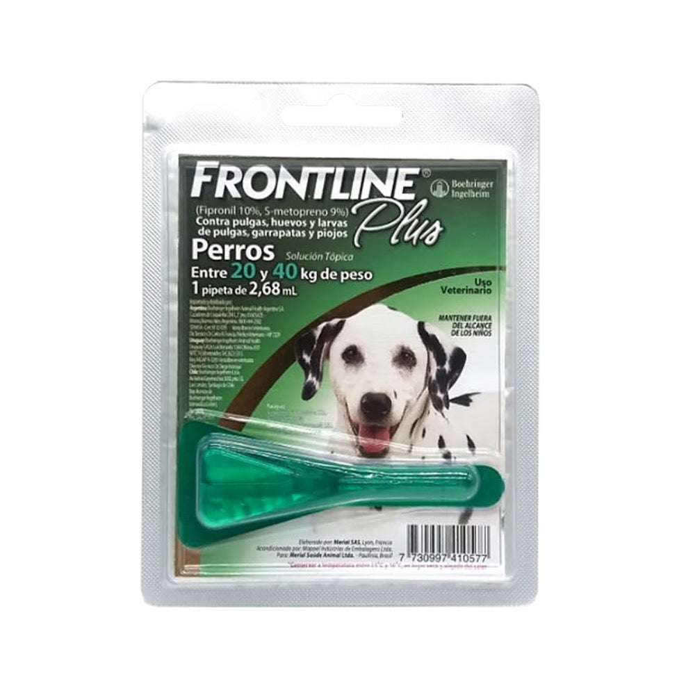 Plus for Dogs Flea and Tick Treatment (Large Dog, 20-40kg.) - 1 Dose