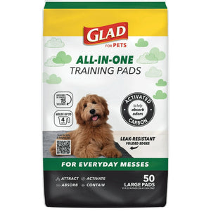 GLAD Training Pads for Puppies & Senior Dogs - 23" x 23"