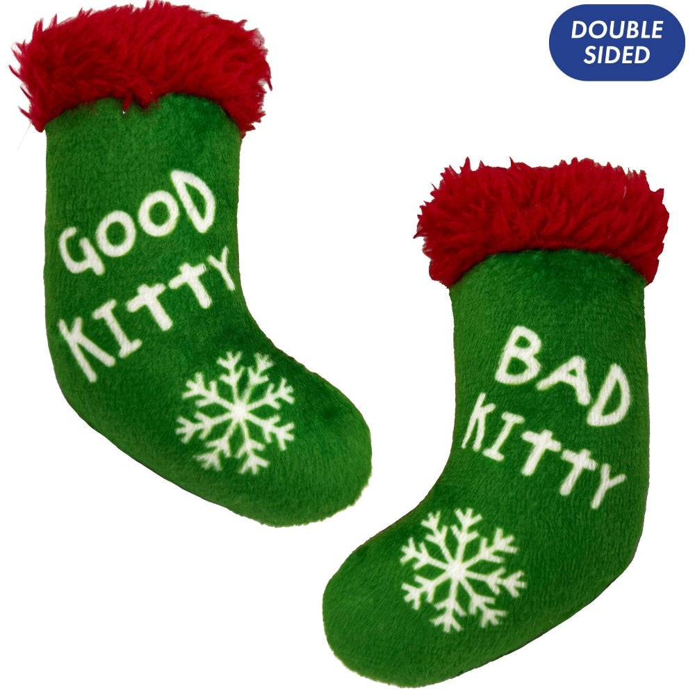Huxley & Kent Good/Bad Kitty Stocking Cat Toy