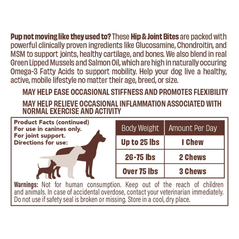 Natural Dog Company Hip & Joint Supplement (90 chews)