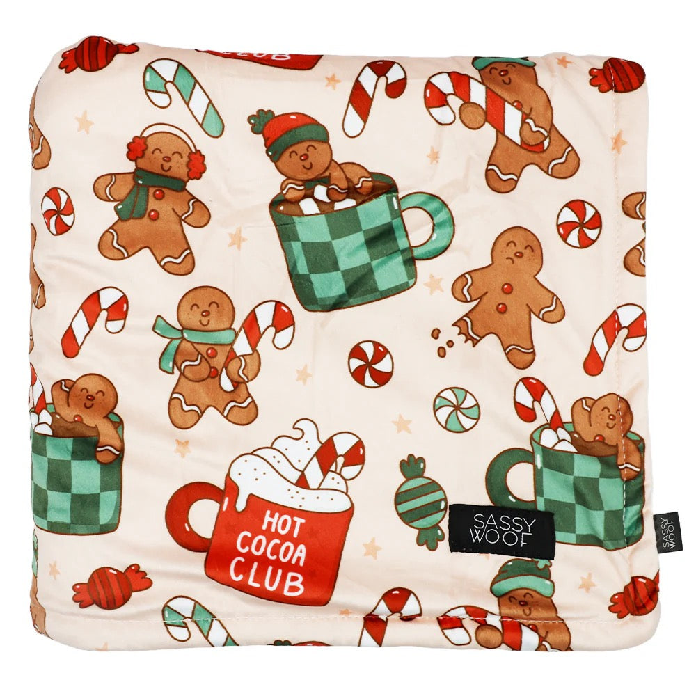 Sassy Woof Dog Blanket - Hot Cocoa Club