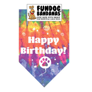 Fundog Happy Birthday Bandana