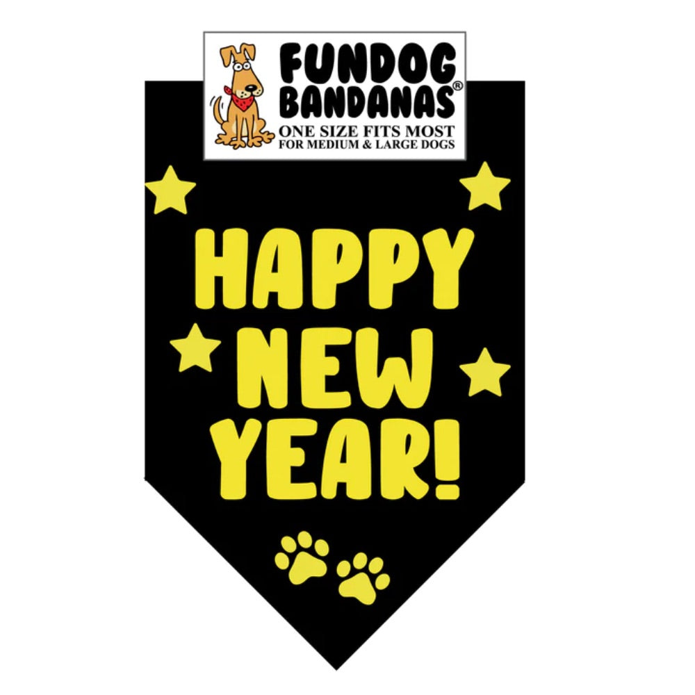 Fundog HAPPY NEW YEAR! Bandana