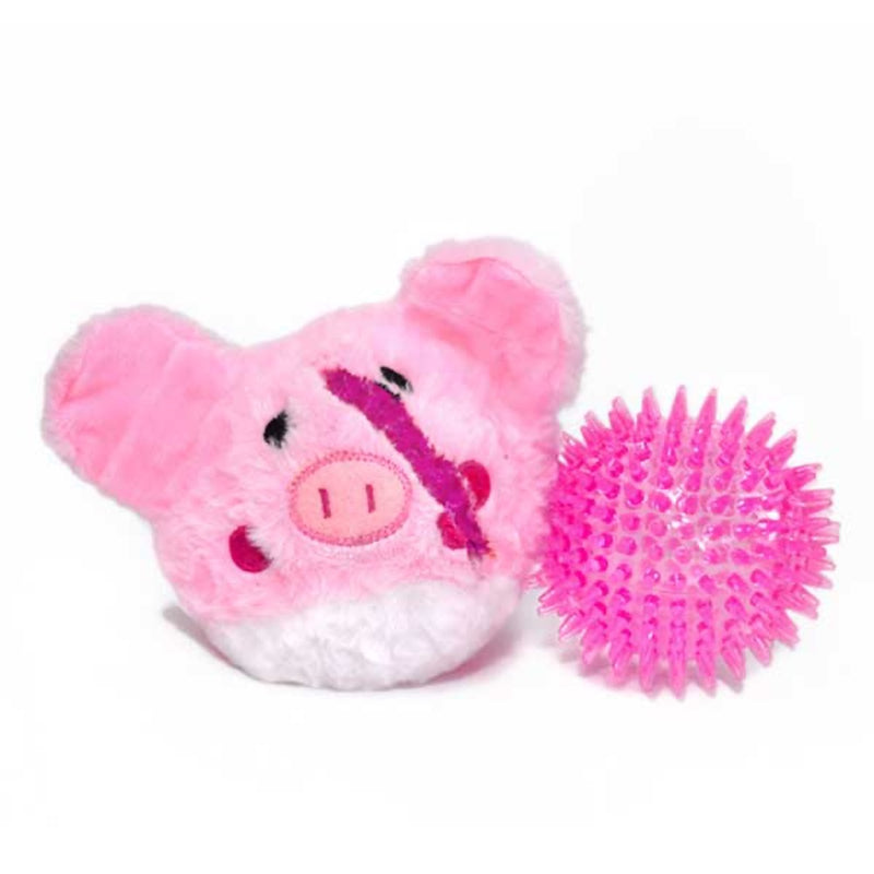 Patchwork Pet Pricklets Pig Dog Toy - 4"