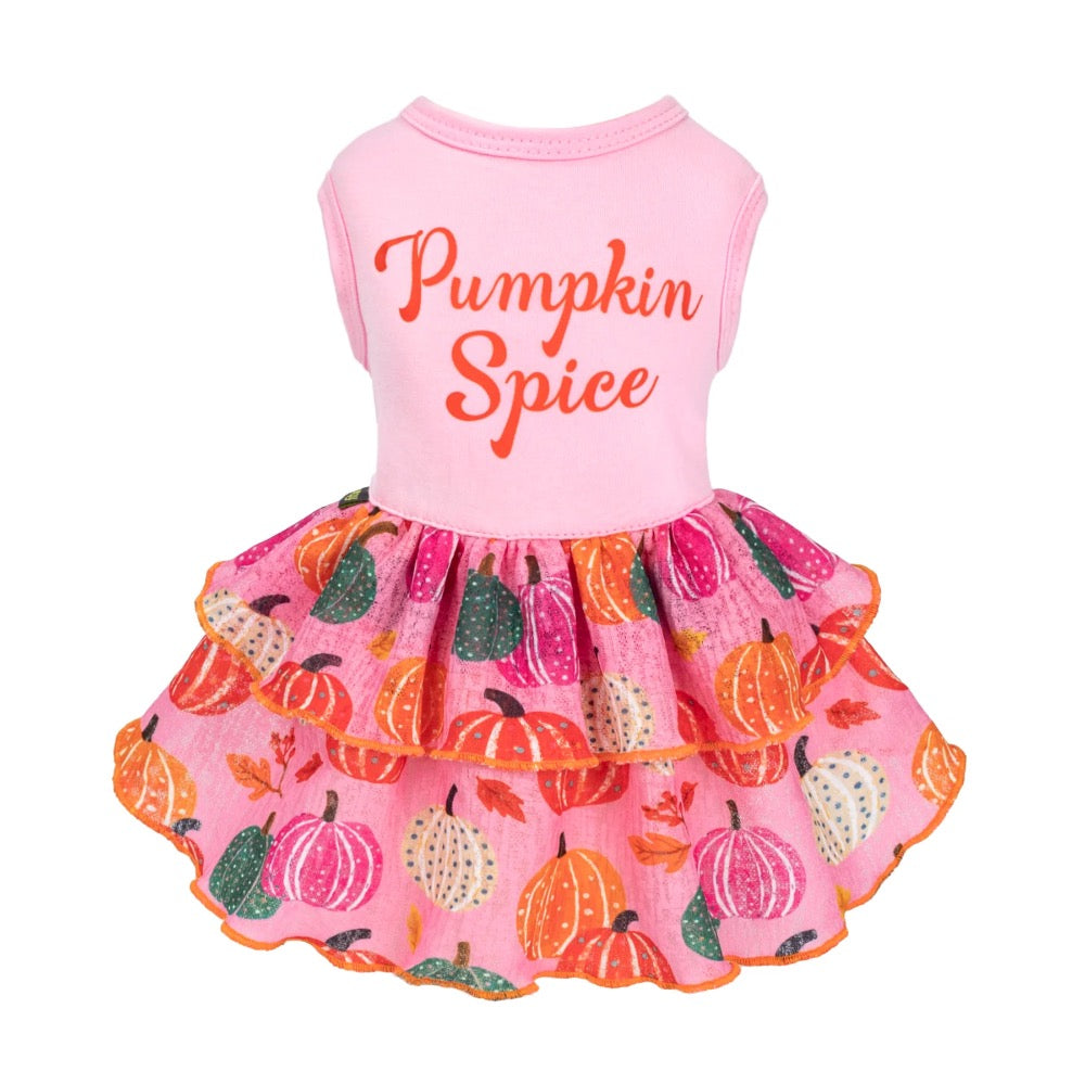 Fitwarm Pumpkin Spice Dress- Pink