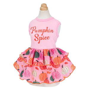 Fitwarm Pumpkin Spice Dress- Pink