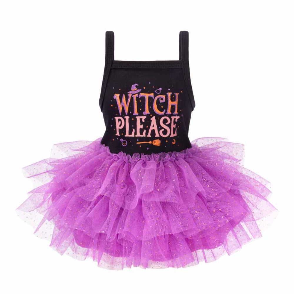 Fitwarm Witch Please Tutu Dress- Purple