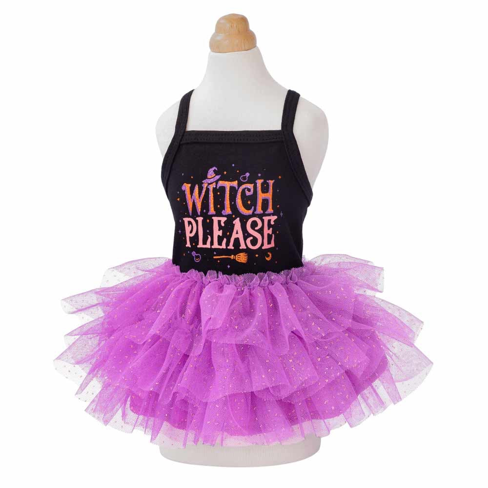 Fitwarm Witch Please Tutu Dress- Purple