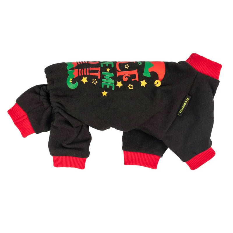 Fitwarm The Elf Made Me Do It Christmas Dog Pajamas