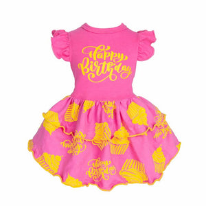 Fitwarm HAPPY BIRTHDAY TIERED DRESS