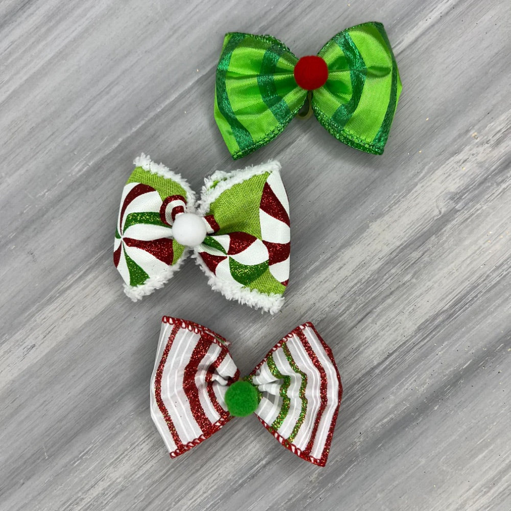 Bardel Bows Candy Cane Lane Over The Top Large Bows