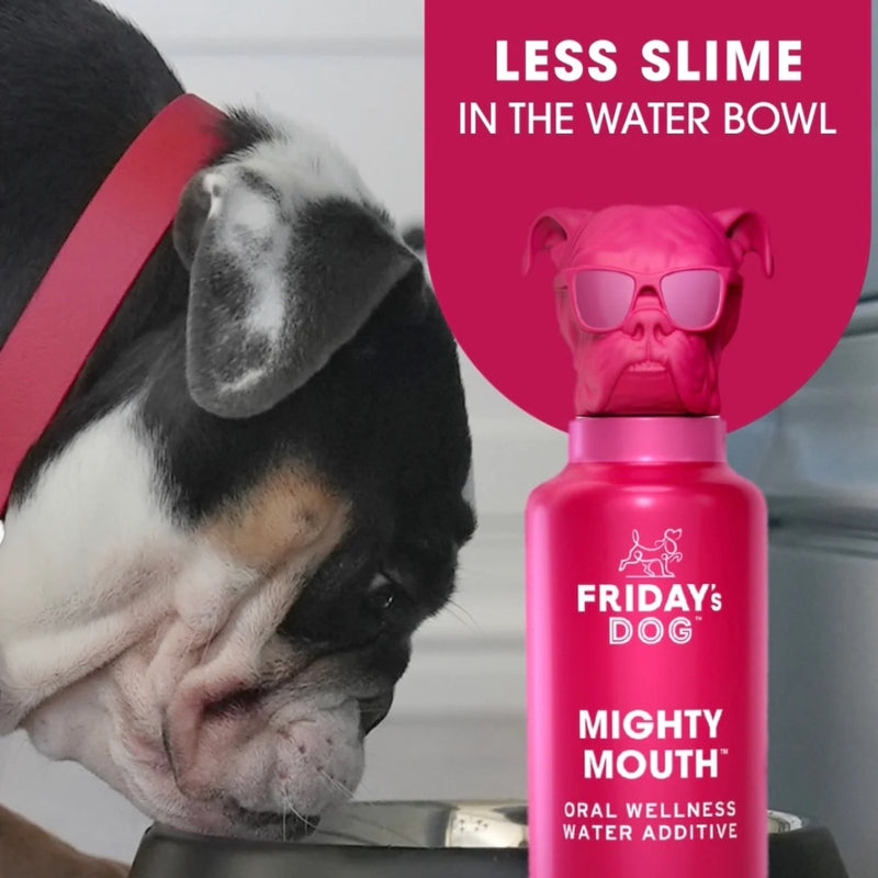 Friday's Dog Mighty Mouth™ Dental Health Water Additive for Dogs and Cats
