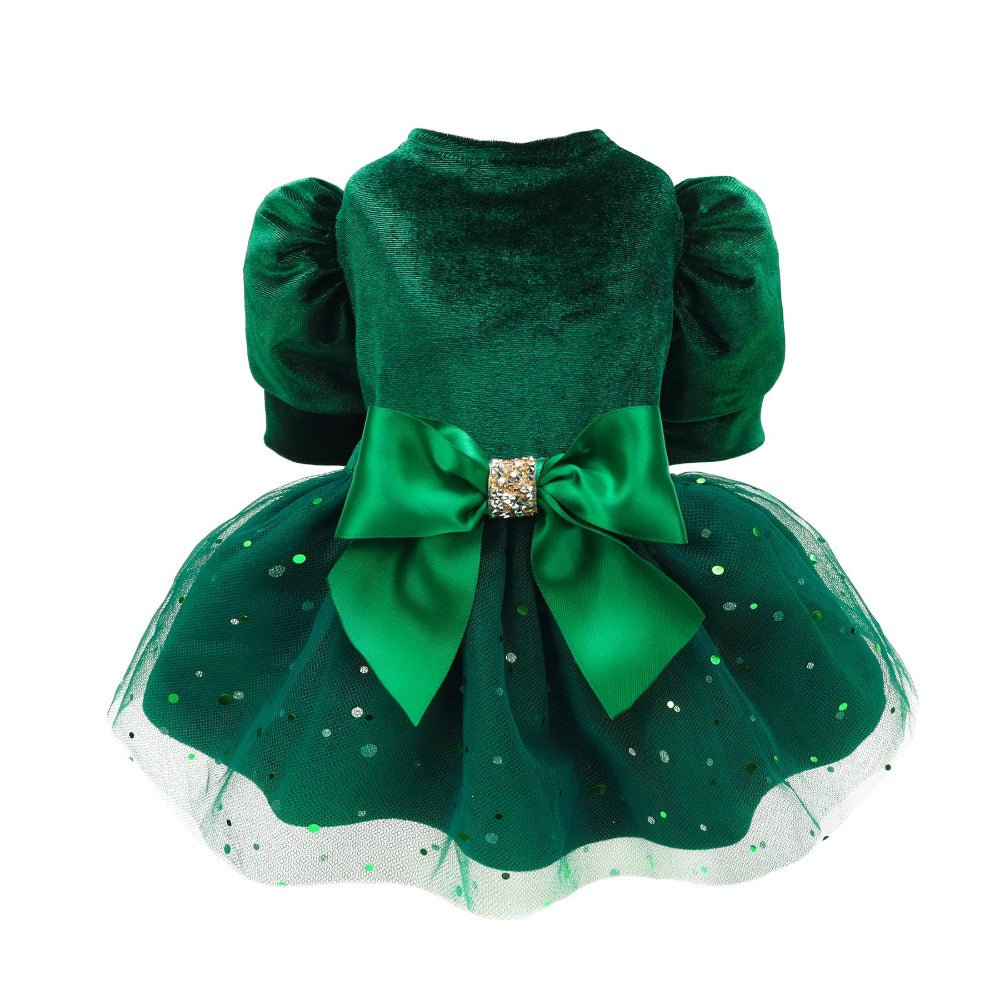 Fitwarm Fancy Tulle Dress - Green