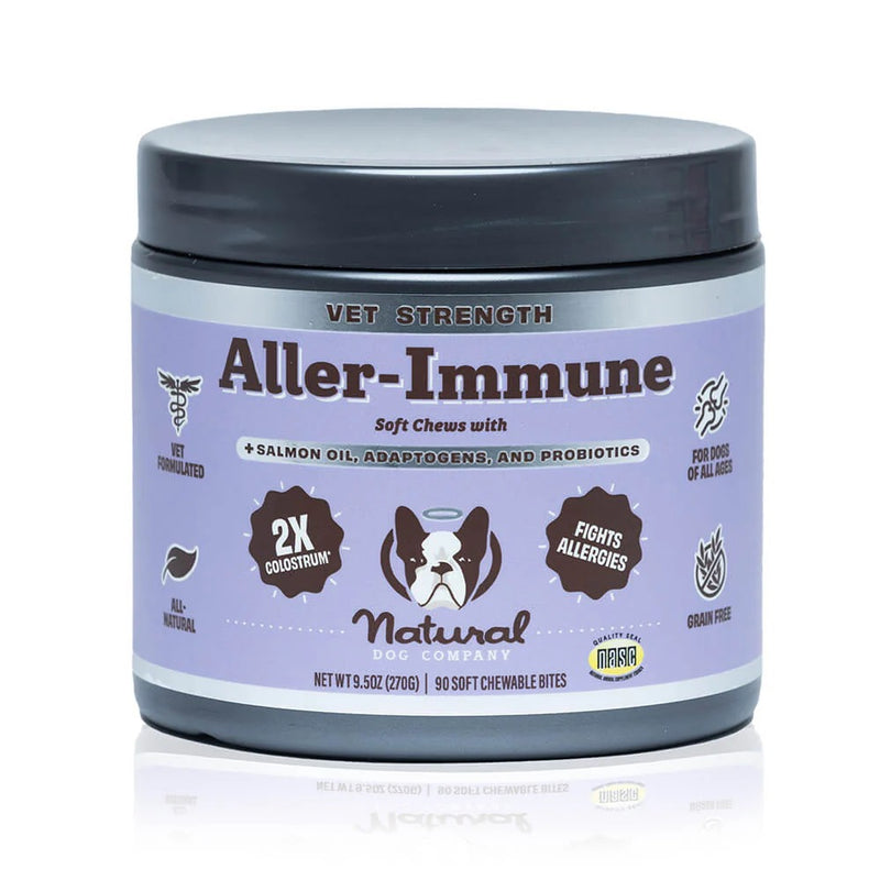 Natural Dog Company Vet Strength Aller-Immune Chews- 90 chews