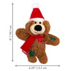 KONG Holiday Softies Bear Cat Toy