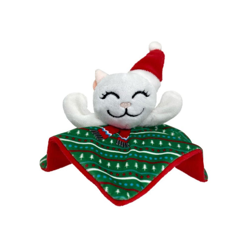 KONG Holiday Crackles Santa Kitty Cat toy