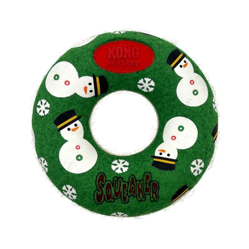 KONG Holiday AirDog® Squeaker Donut - Medium