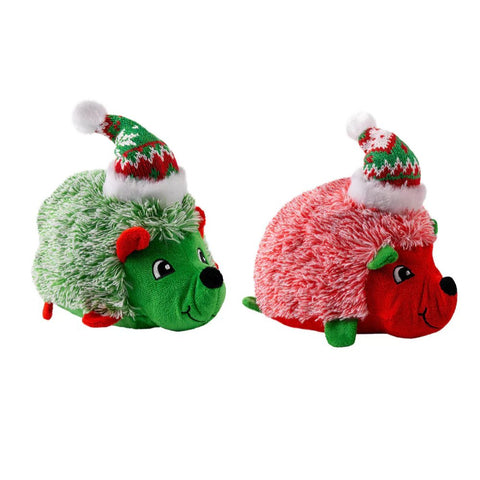 KONG Holiday SqueakAir® Balls with Gingerbread and Candy Cane Print - 6-pk