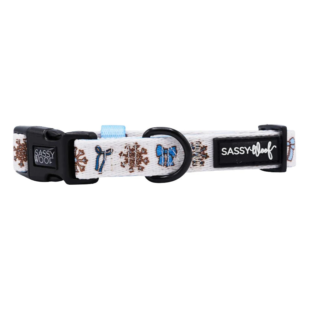 Sassy Woof Dog Collar - Let It Bow