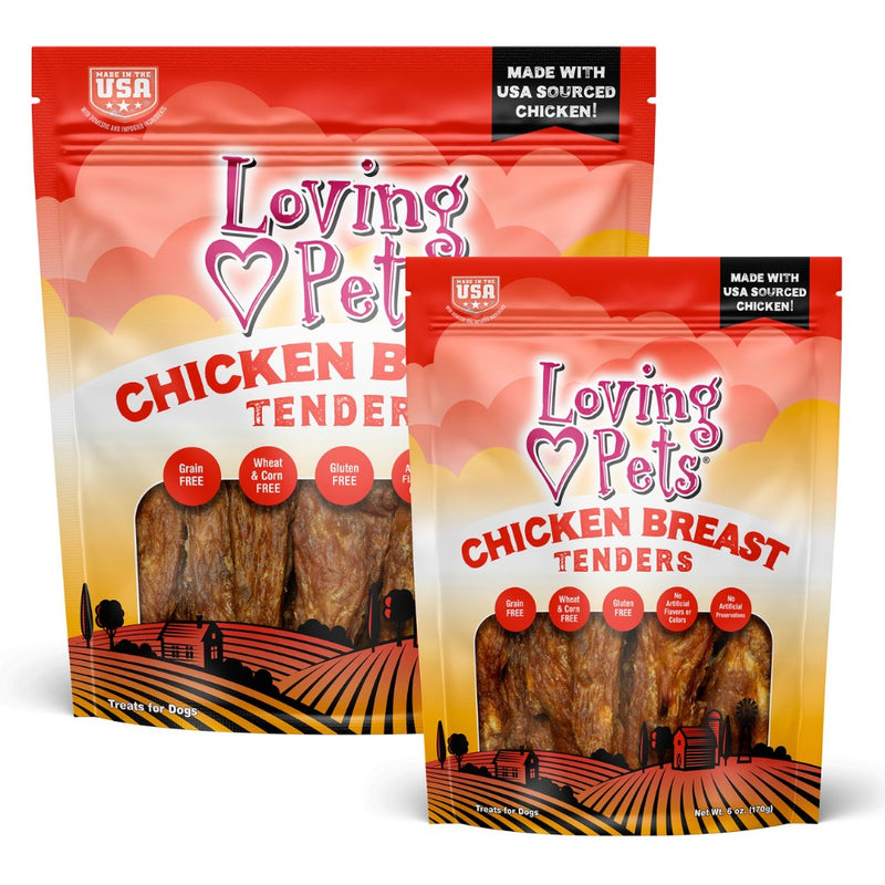 Loving Pets Chicken Breast Tenders for Dogs