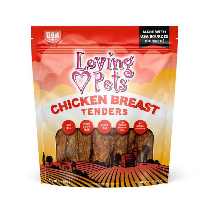 Loving Pets Chicken Breast Tenders for Dogs