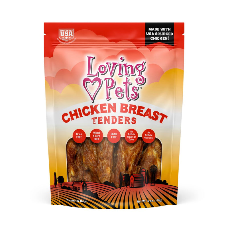 Loving Pets Chicken Breast Tenders for Dogs