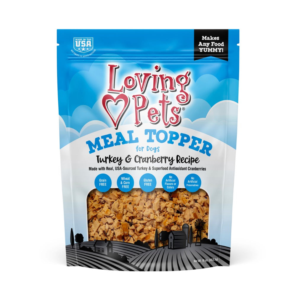 Loving Pets Meal Topper Turkey Cranberry - 16oz