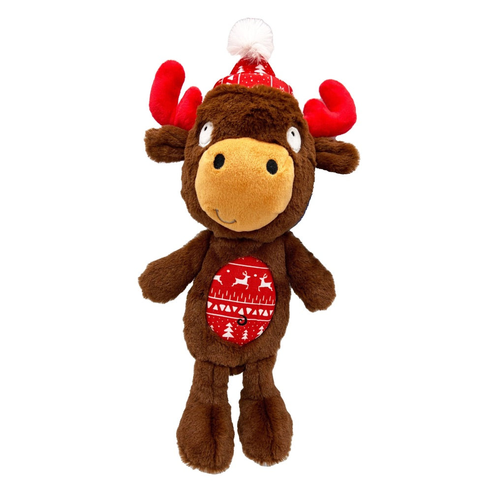 Huxley & Kent Mistletoe Moose Dog Toy