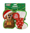 Outward Hound Scrunch Bunch Gingerbread Man Rope Dog Toy