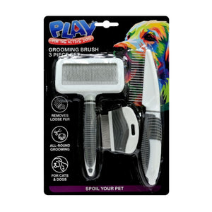 PLAY Grooming Brush 3 Piece Set