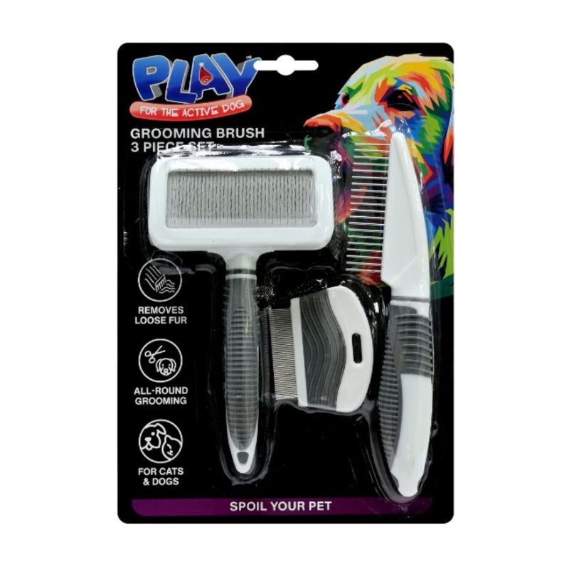 PLAY Grooming Brush 3 Piece Set