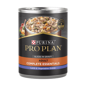 Purina Pro Plan SAVOR Adult Lamb & Vegetables Entrée Slices In Gravy Wet Dog Food