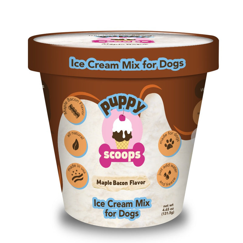 Puppy Scoops Ice Cream Mix - Maple Bacon Pint - 4.65oz