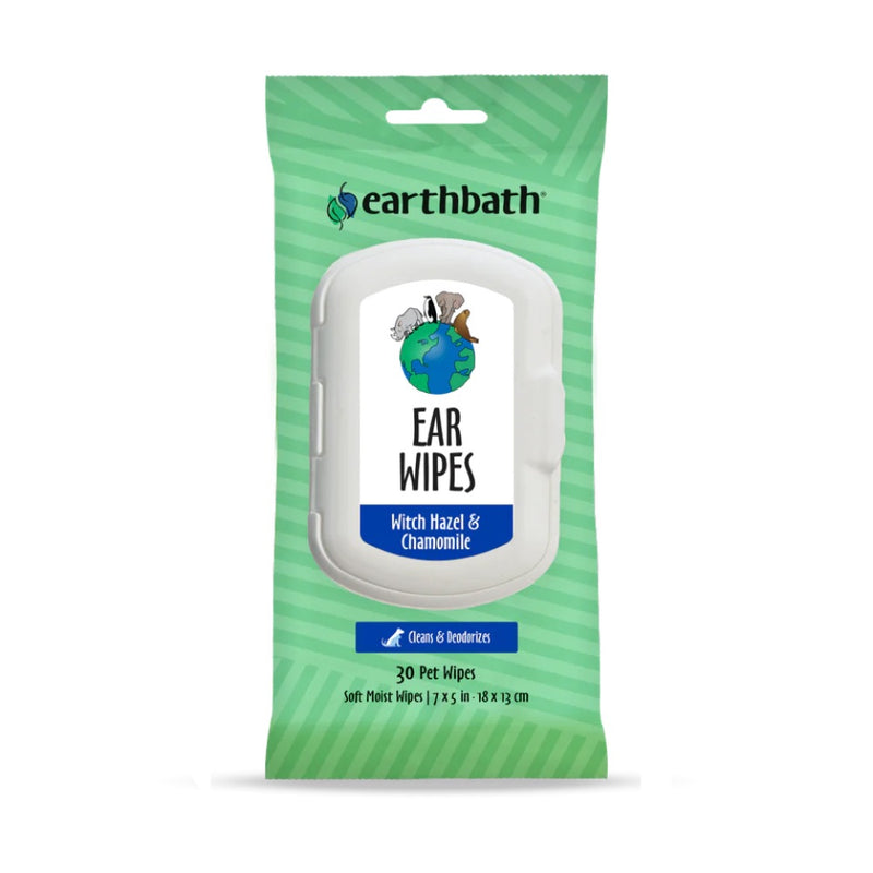 Earthbath Ear Wipes - 30 count