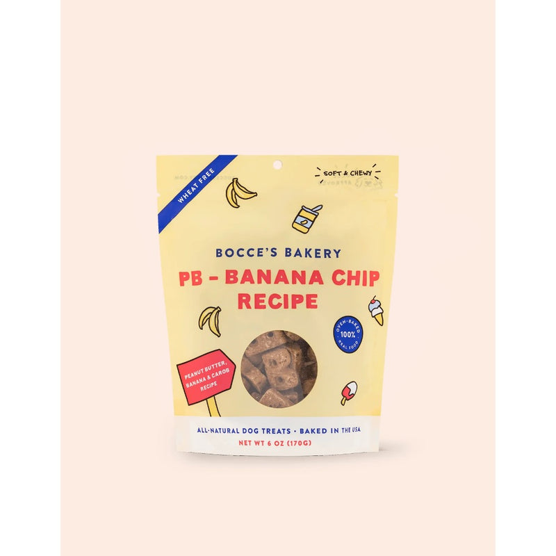 Bocce's PB-Banana Chip Soft & Chewy Treats